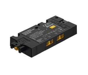 Hafele 850.00.959 Distributor, Hafele Connect Mesh Eco, 4-Port, 12 V, Individual Component for Set Extension, RGB, Plastic, Black