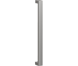 Hafele 903.00.074 Pull Handle, StarTec®, 630 mm (24-13/16") Length, 600 mm (23-5/8") Hole Spacing, Stainless Steel, Satin, Pair