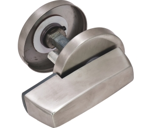 Hafele 903.53.006 Privacy Rosette, For Sliding Door Lock, Suitable for ADA Applications, For Door Thickness: 37 - 52 mm (1-7/16" - 2-1/16"), Stainless Steel, Matt, Pair