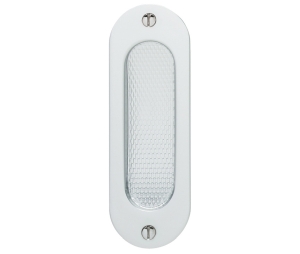 Hafele 904.00.301 Flush Pull, FSB, Model 4212, For Wooden Sliding Doors, Without Hole, Aluminum, Anodized