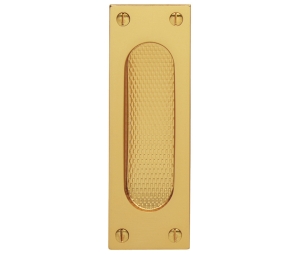 Hafele 904.01.301 Flush Pull, FSB, Model 4211, For Wooden Sliding Doors, Without Hole, Aluminum, Anodized