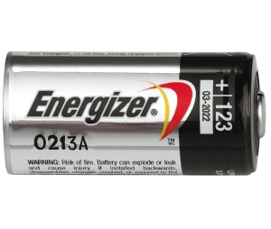 Hafele 910.54.950 Photo Battery, CR123, 3V, Lithium