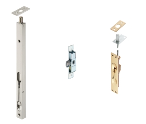 Hafele 911.62.441 Flush Bolt, Lever Action, 19 mm (3/4") Throw, Bronze, Oil-Rubbed (US 10B)