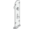 Hafele 911.62.507 Flush Bolt, Al Fresco Summit, 190 mm (7-1/2") Length, Brass, Satin Nickel