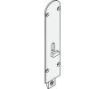 Hafele 911.62.504 Flush Bolt, Al Fresco Summit, Opening Inward, 190 mm (7-1/2") Length, Brass, Satin Nickel