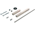 Hafele 917.90.561 Spindle - Mounting Set, For DT 400 Door Terminal, Dialock, Steel, Zinc Plated