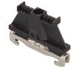 Hafele 917.93.007 End Clamp, Wall Terminal 2000, 1-15/16" Width, 1-3/8" Depth, 3/8" Height, Plastic, Black