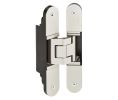 Hafele 924.17.122 Concealed Hinge, TECTUS TE 340 3D, 3D adjustable, 6-5/16" Size, Aluminum die-cast, Matt Nickel Look