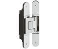 Hafele 924.17.223 Concealed Hinge, TECTUS TE 540 3D, 3D adjustable, 7-7/8" Size, Aluminum die-cast, Satin Chrome Colored