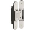 Hafele 924.17.224 Concealed Hinge, TECTUS TE 540 3D, 3D adjustable, 7-7/8" Size, Aluminum die-cast, Satin Nickel Colored