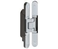 Hafele 924.18.921 Concealed Hinge, TECTUS TE 240 3D, 3D adjustable, 6-1/8" Size, Aluminum die-cast, Satin Chrome Look