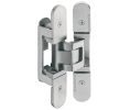 Hafele 924.19.030 Concealed Hinge, Simonswerk TECTUS TE 526 3D, 6-1/8" Size, Steel, Stainless Steel Look