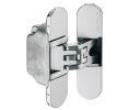 Hafele 927.91.544 Door Hinge, Startec H2, Left Hand or Right Hand, Zinc, Satin Chrome