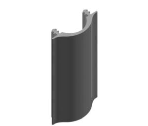 Hafele 940.00.531 Edge Protection Profile, Black