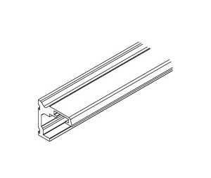 Hafele 940.40.202 Angle Profile for Upper Tracks, Pre-Drilled, Junior 40, 6' 6-3/4" Length, Aluminum, Anodized