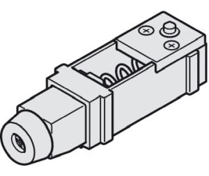 Hafele 940.42.072 Impact Dampener, (264 lbs) 120 kg Door weight, For Slido Classic Sliding Door Fittings