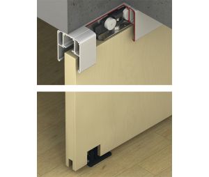 Hafele 940.42.114 Sliding Door Hardware, Slido Classic 40-O, Without soft and self closing mechanism, Set