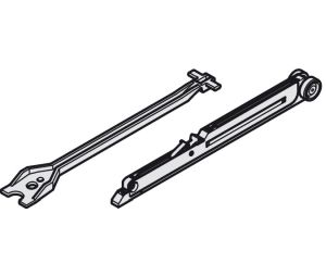 Hafele 940.60.010 Soft Closer, For EKU Porta/Divido 60/100, 61 - 100 kg Door weight