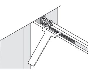Hafele 940.60.097 Disassembly key, for EKU Porta