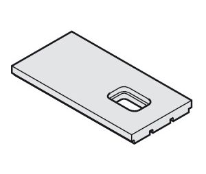 Hafele 941.00.095 Milling Jig, for Notched Service Access in Track, (1-11/16") 46 mm