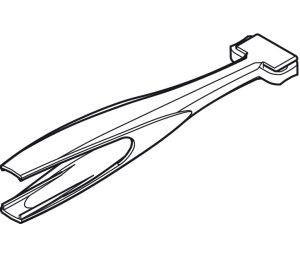 Hafele 941.00.099 Track Cleaning Tool, EKU Divido, Plastic, Gray