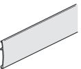 Hafele 941.01.625 Clip-on Fascia, to Clamping Shoe, 56 x 10 mm, 2.5 m Length, Aluminum, Anodized