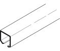 Hafele 941.06.921 Top Track, Soffit or Side-Mounted With Bracket, Straightaway 100, 2.1 m Length, Steel, Galvanized