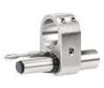 Hafele 941.07.098 Door Dampener Set, For Flatec IV and Flatec V, 35 - 70 kg (77 - 154 lbs), Stainless Steel, Matt