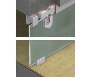 Hafele 941.20.010 Sliding Door Fitting, Hawa Junior 120/GP, Set