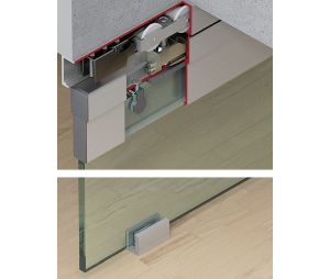 Hafele 941.20.011 Sliding door fitting, Hawa Junior 120/G, Set