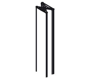 Hafele 941.24.042 Centering Element, for Glass Doors, for Hawa Ordena, Purolino-Plus, Plastic, Gray