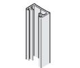 Hafele 941.24.925 Wall Profile, 38 x 21 mm (1-1/2" x 13/16"), 2.5 m (8' 2-7/16") Length, Aluminum, Silver colored anodized