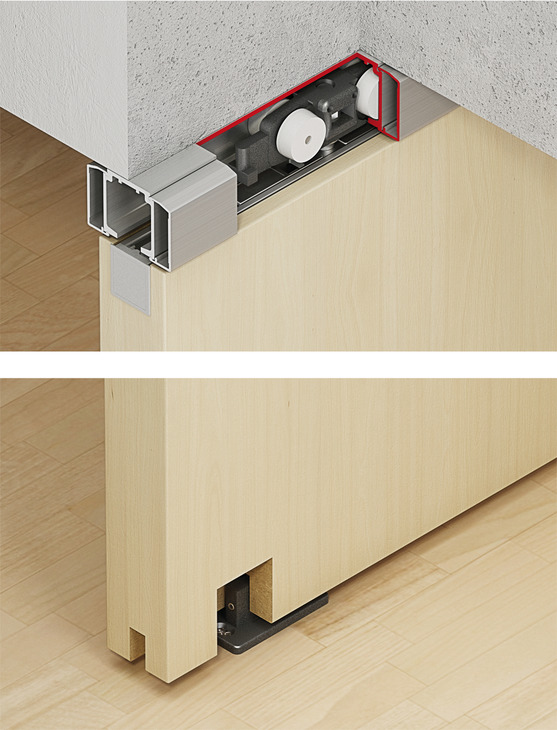 Hafele 941.25.007 Sliding Door Hardware, Slido, Classic 120I, with