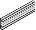 Hafele 941.25.820 Mounting rail, Pre-drilled, 8 mm Width, 2000 mm Length, for Slido D-Line12, Aluminum, Silver Colored Anodized