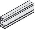 Hafele 941.25.821 Mounting rail, Pre-drilled, 19 mm Width, 2,000 mm Length, for Slido Classic, Aluminum, Silver Colored Anodized