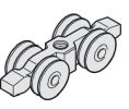 Hafele 942.30.015 Running Gear, Double Roller, for Hawa Silenta 150/B