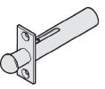 Hafele 942.30.051 Door Stop, Spring-loaded, for Heavy Doors, for Hawa Super 500/A, M, Steel, Galvanized