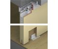 Hafele 942.41.000 Sliding Door Hardware, Hawa Super 500/B, Top Hung System, Set
