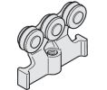 Hafele 942.42.013 Running Gear, M12, for HAWA Super 500/A, 3 Rollers