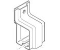 Hafele 942.52.080 Side Mounting Bracket, Open, Straightaway 320, Pressed steel, Galvanized
