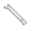 Hafele 943.27.090 Adjustment Wrench, Vertical, 19 mm (3/4")