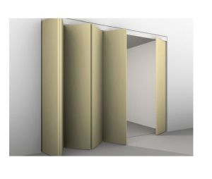 Hafele 943.29.010 Folding wall fitting, Hawa Variofold 80/H, Basic Set with Lower Pivot Guide Channel