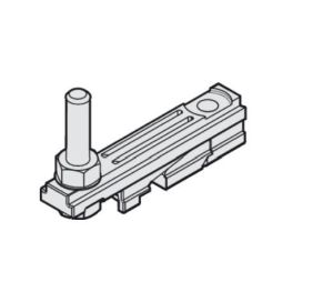 Hafele 943.30.020 Suspension Carriage, with Integrated Mounting Block and M8 Screw, with integrated mounting wedge