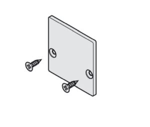 Hafele 943.30.028 Cover cap, for 2 x single running track, for Hawa Aperto 60/H/GL