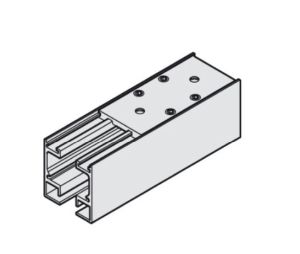 Hafele 943.30.115 End piece, for running track, 150 mm Length