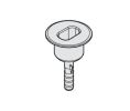 Hafele 943.31.024 Locking socket, with Mounting Screw, for Hawa Aperto