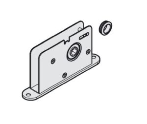 Hafele 943.31.080 Single Bolt Lock, with Square/Hexagonal Socket, 9 mm (11/32") Diameter Bolt