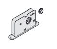 Hafele 943.31.080 Single Bolt Lock, with Square/Hexagonal Socket, 9 mm (11/32") Diameter Bolt