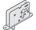 Hafele 943.31.082 Single Bolt Lock, For Hawa Aperto, With Guide Pin, For 17 mm (11/16") Profile Cylinder, Ø 9 mm (3/8") Bolt, Box of 6 Pieces