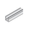 Hafele 943.31.835 Guide Channel, Pre-drilled, 16 x 16, 3.5 m Length, Aluminum, Silver colored anodized
